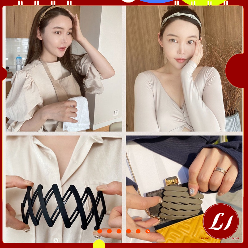 Bờm xếp GẤP GỌN tiện lợi bỏ túi phong cách Hàn quốc xinh xắn