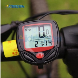 Đồng Hồ Đo Tốc Độ Cho Xe Đạp MTB Màn Hình LCD Chống Thấm Nước