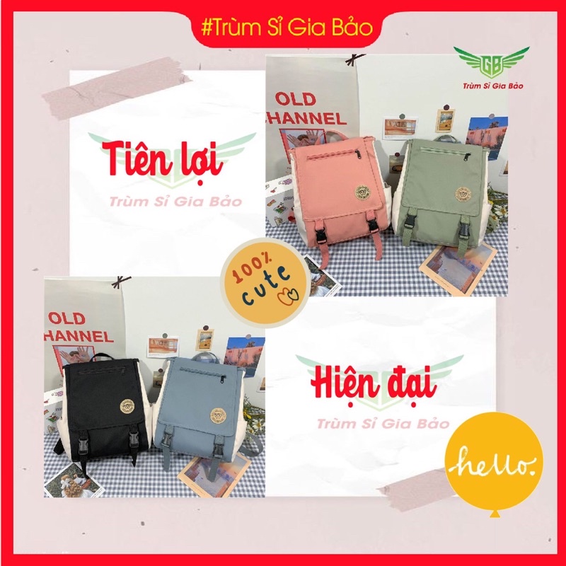 Balo nữ đi học giá rẻ ulzzang thời trang Hàn Quốc , túi xách nữ đẹp hàng cao cấp , cặp sách dễ thương cho sinh viên.