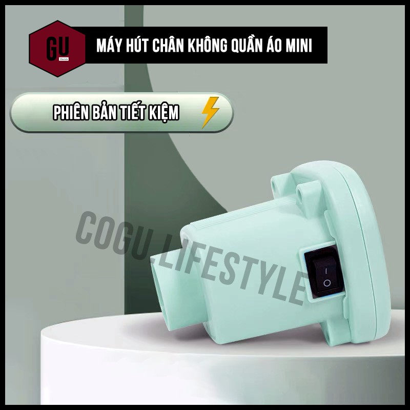 Máy hút chân không quần áo mini cầm tay gia đình CÓ GU phiên bản tiết kiệm