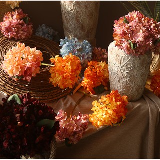 Cẩm tú cầu lụa giả hoa hoa khô-36cm