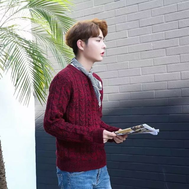 Áo len vặn thừng Họa tiết tiêu chấm đẹp mắt | BigBuy360 - bigbuy360.vn