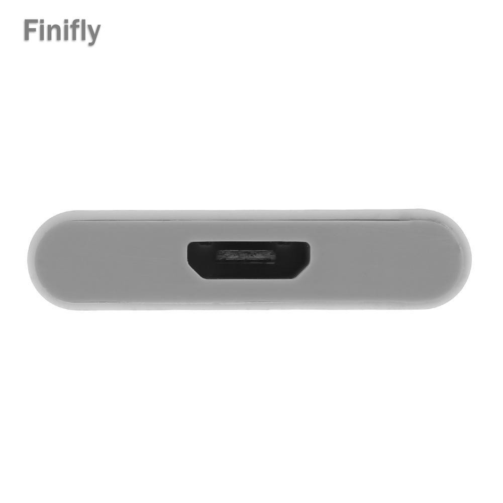 Giắc Chuyển Đổi Từ Finifly Female Micro Usb Sang Male Cho Apple 30 Pin Iphone4 4s 3g 3gs