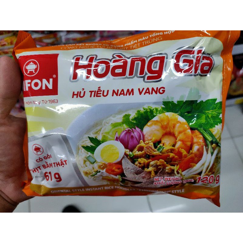 Phở Thịt Bò + Hủ tiếu nam vang + bánh đa cua Hoàng Gia 120g