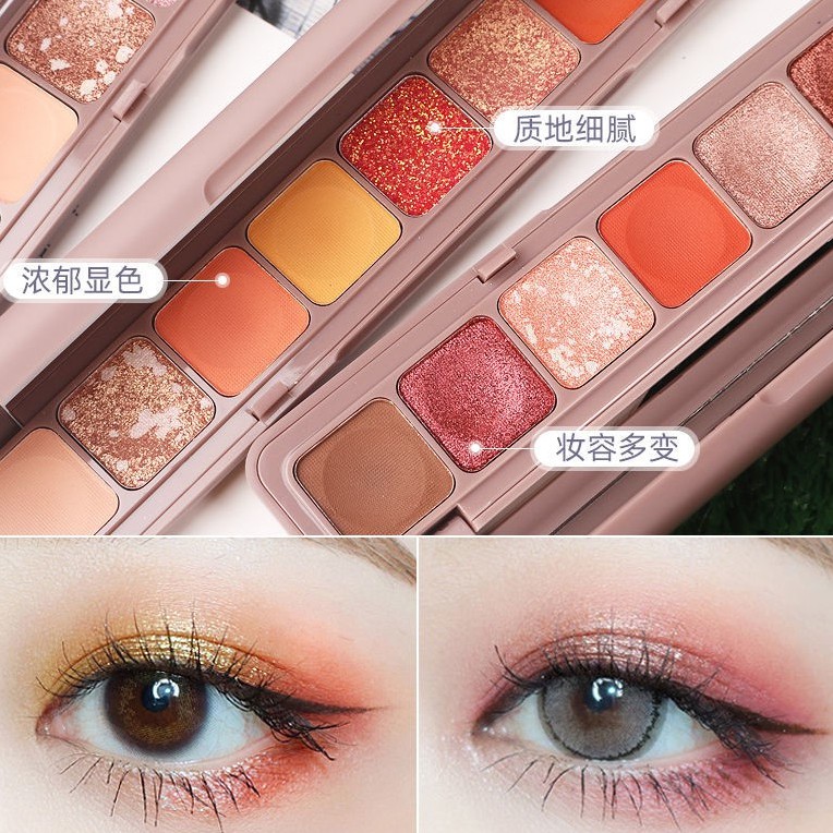 PHẤN MẮT 9 Ô MÀU TUÝP DÀI KIM TUYẾN HÃNG LAMEILA/DIKALU SIÊU ĐẸP DKL019.NO3600