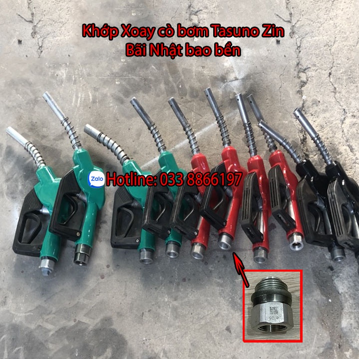 Đầu xoay cò bơm xăng dầu phi 34 giảm xuống phi 27