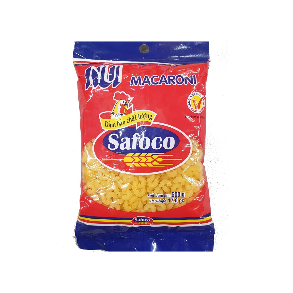 Combo Tiết Kiệm - 3 Gói Nui tôm khô Safoco gói 500g