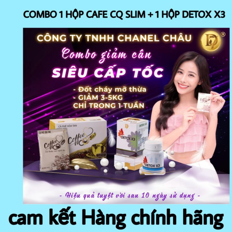 combo Dưỡng Dáng Giảm cân C Q Detox3