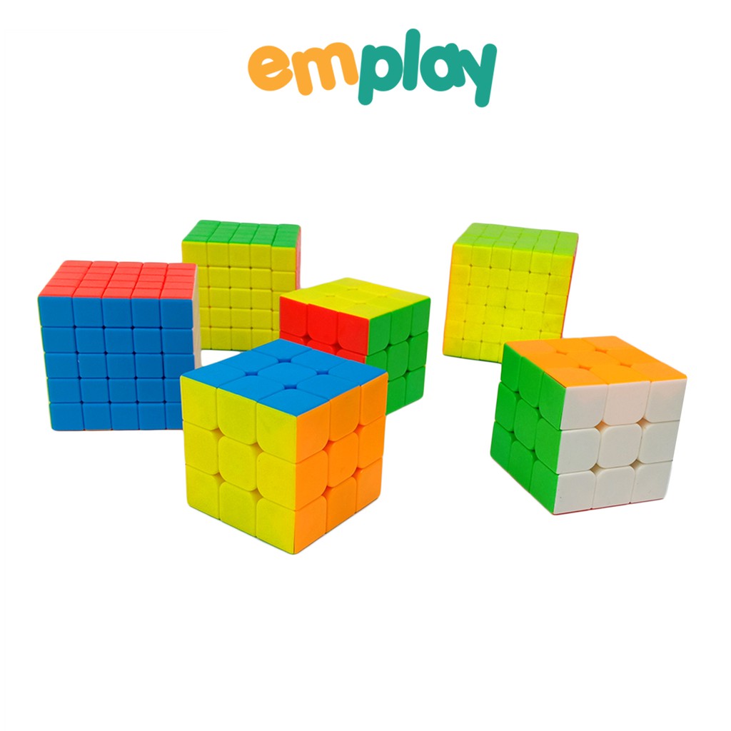 Đồ chơi trí tuệ rubik cao cấp Emplay. đa dạng kích thước, kích thích khả năng tư duy phán đoán, chất liệu nhựa cao cấp