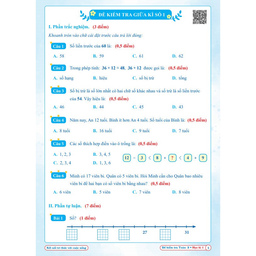 Sách - Combo Bài Tập Tuần và Đề Kiểm Tra Toán và Tiếng Việt 2 - Kết Nối Tri Thức Với Cuộc Sống - Học Kì 1 (4 cuốn)