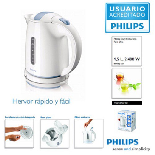 [Mã ELMS05 giảm 5% đơn 300k]Siêu tốc Philips HD 4646- HÀNG NHẬP KHẨU