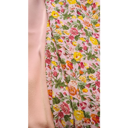 Vải áo dài hoa nhí (1 áo, 1 quần)