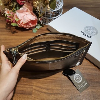 Ví Cầm Tay Versace Chất Da Siêu Mịn