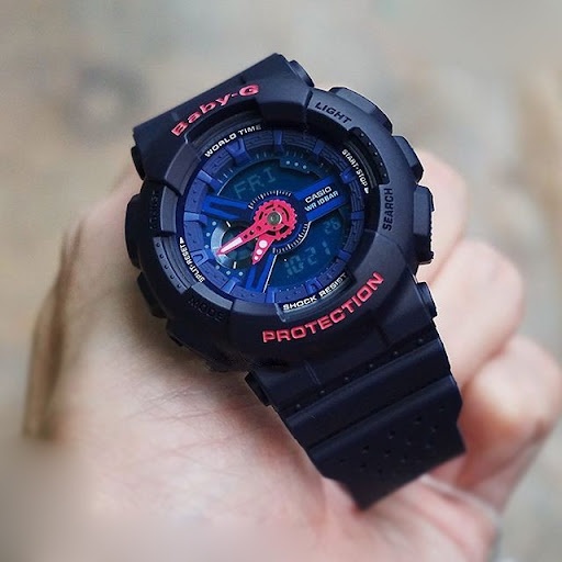 Đồng Hồ Nữ Dây Nhựa Casio Baby-G BA-110PP-2ADR Chính Hãng BA-110PP-2A