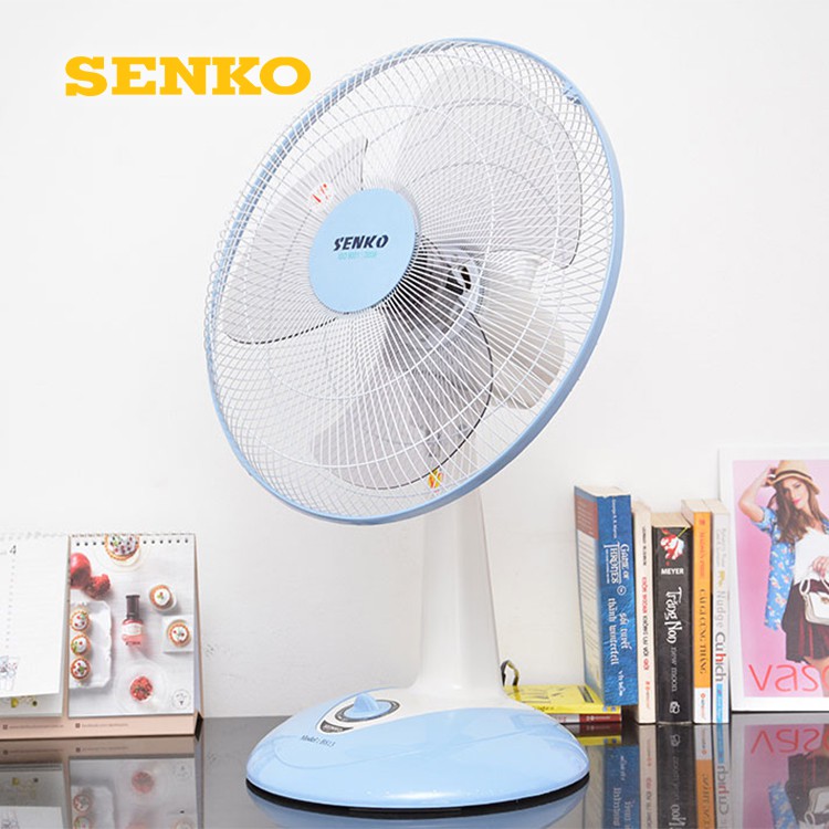 Quạt Bàn mini SENKO B1612/B1213 sải cánh 30cm - Thiết kế Nhỏ Gọn, Chắc Chắn, Quạt chạy êm, Bảo Hàng Chính Hãng 24 Tháng.