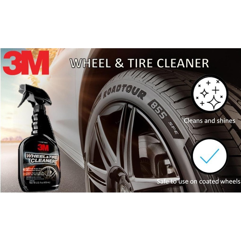 [CHÍNH HÃNG MỸ] Chai xịt chăm sóc, lốp phục hồi vỏ xe cao su 3M Tire Restorer PN39042