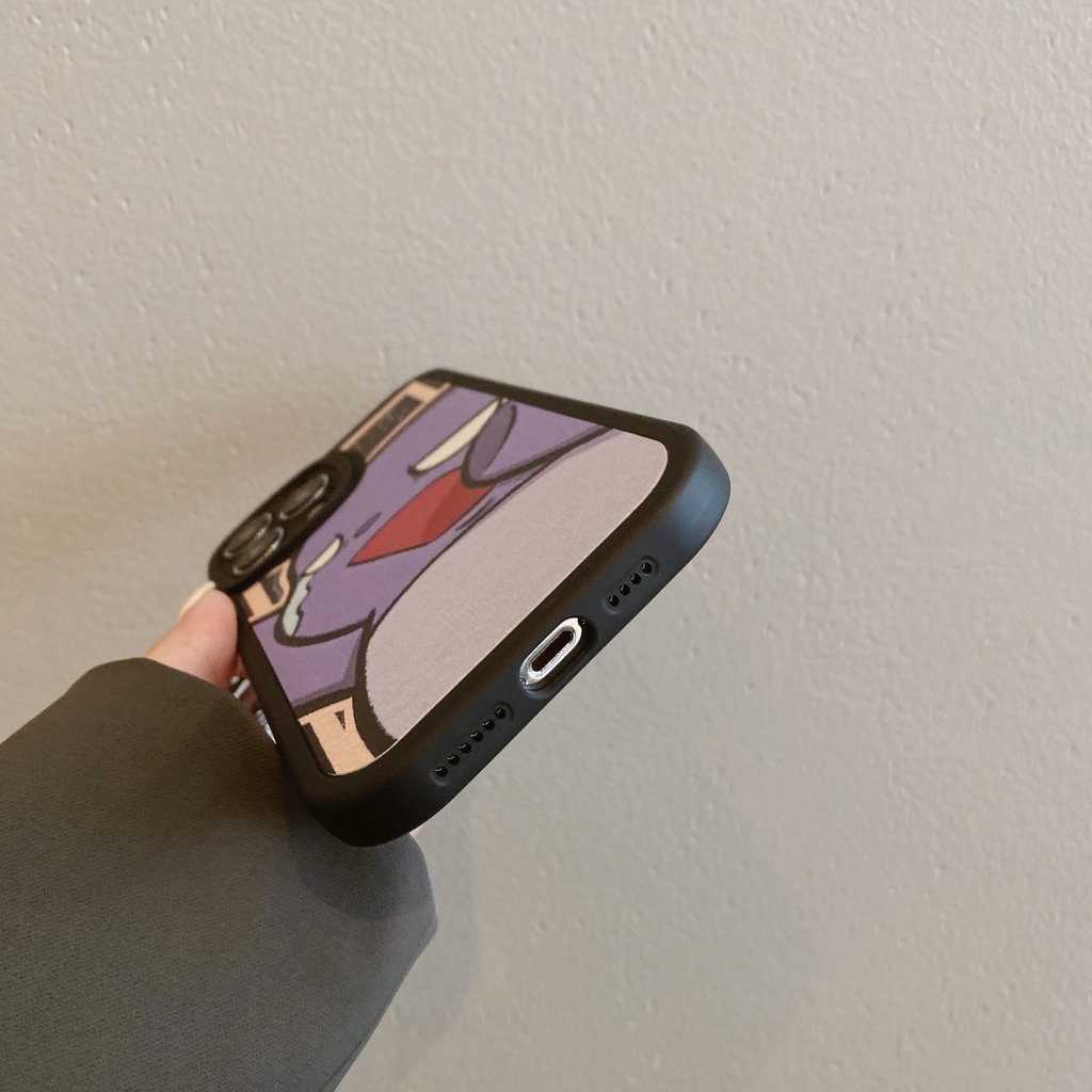 Ốp Điện Thoại Chống Sốc Họa Tiết Angry Kuromi Dễ Thương Cho iPhone 14 / 13 / 12 / 11 / X / 8 / 7P / 6