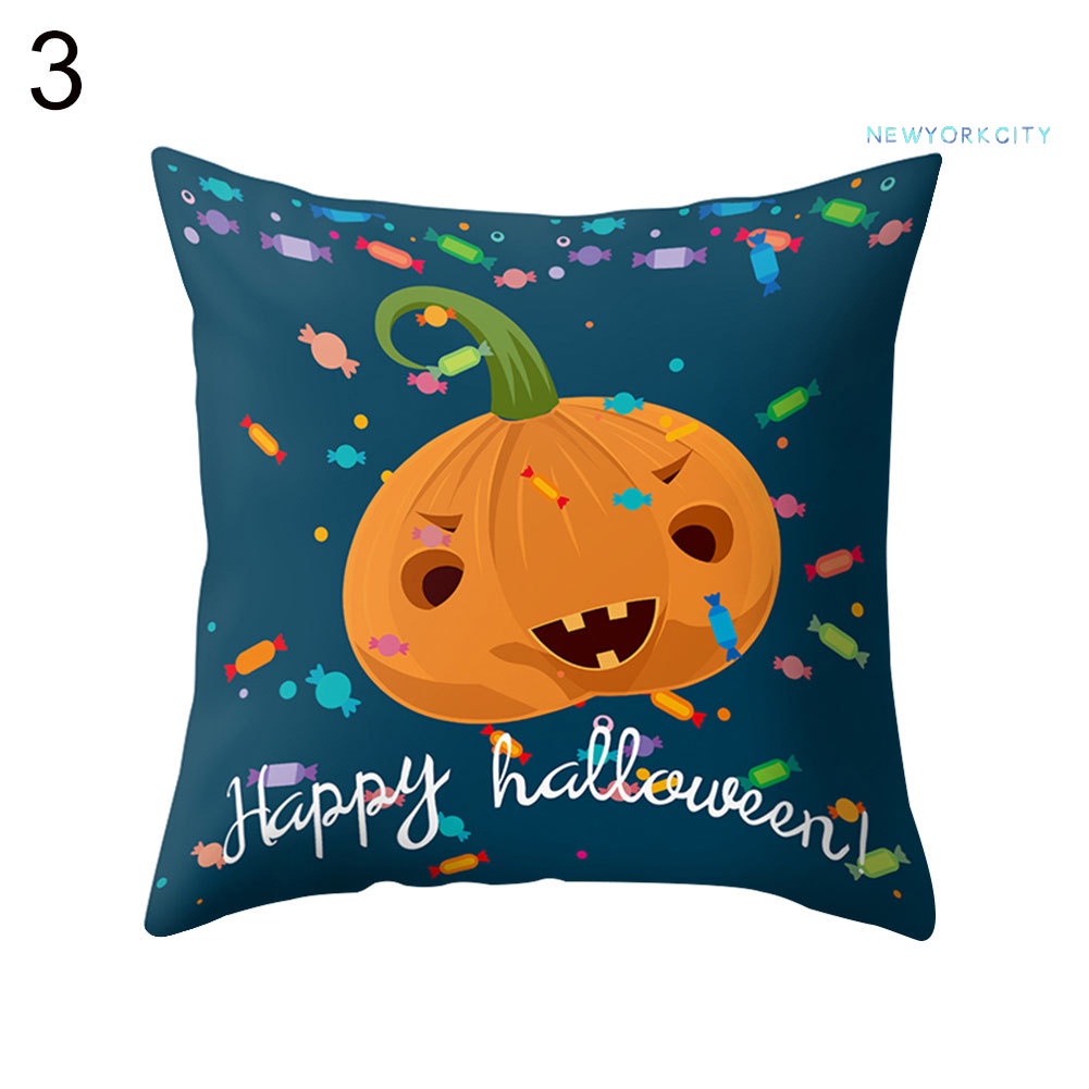 Vỏ Gối Sofa Trang Trí Chủ Đề Halloween