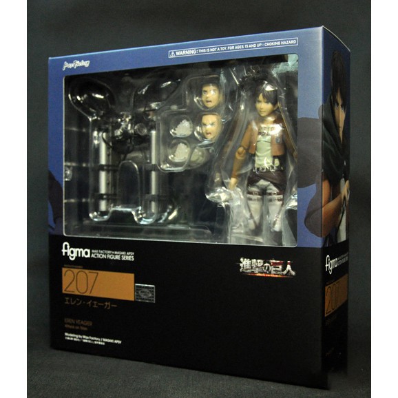 🔔GIÁ HỦY DIỆT🔔 Mô Hình Eren Yeager Attack on Titan Figma 207 Full Box Phụ Kiện