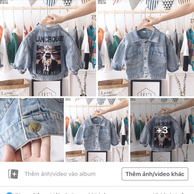 áo khoác jeans GO FAR AWAY