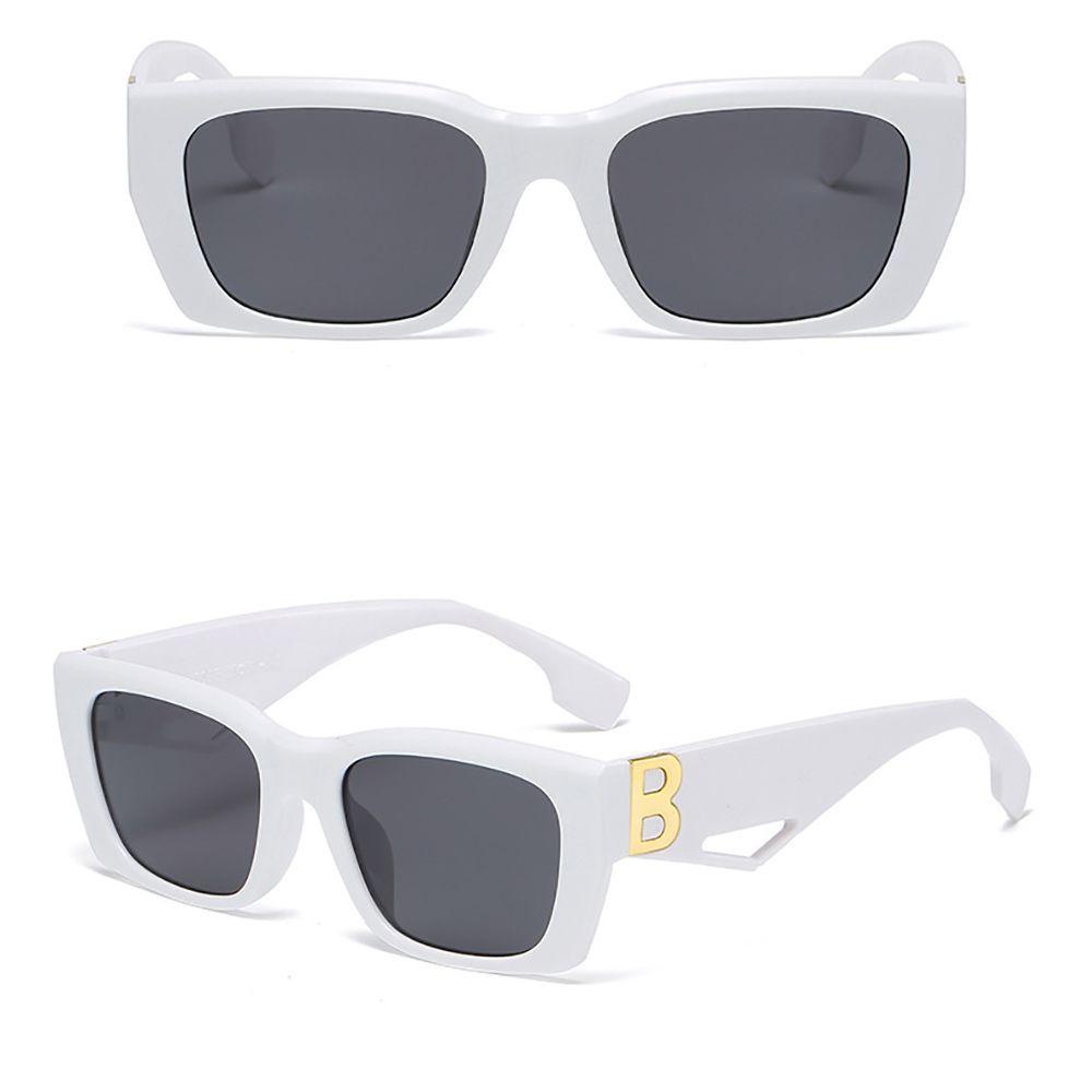 Kính Mát Gọng Vuông Chống Bức Xạ Phong Cách Hàn Quốc Thời Trang Cho Nữ