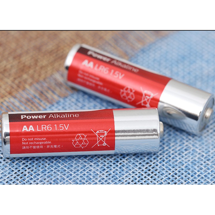 Vĩ 2 viên pin 2A, 3A Alkaline Philips