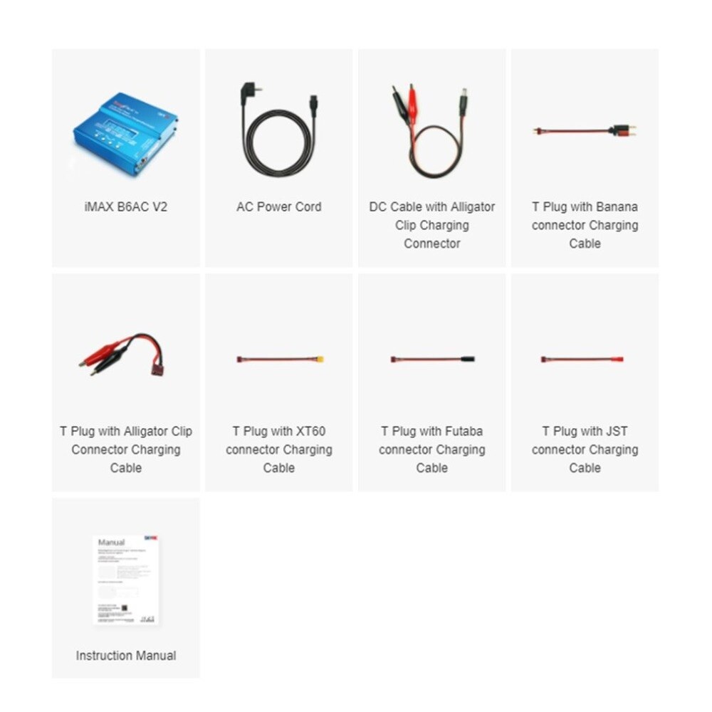 Bộ Sạc iMax B6 AC V2 Chính Hãng SKYRC Sạc Cân Bằng Và Đo Dung Lượng Pin, Ắc Quy