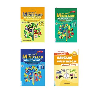 Sách - combo 3 cuốn: Đột Phá Mindmap - Tư Duy Đọc Hiểu Môn Ngữ Văn Bằng Hình Ảnh Lớp 10, 11, 12