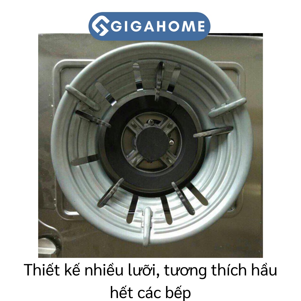 Vỉ Kiềng Chắn Gió Bếp Gas Giúp Tiết Kiệm Gas, Ngăn Nhiệt Tỏa Ra Xung Quanh GIGAHOME 4836