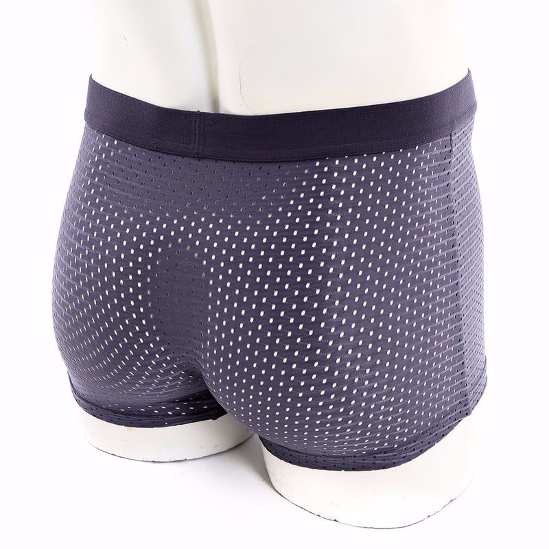 Ảnh thật- hộp 4 quần sịp thông hơi nam thoáng khí nam. Quần sịp boxer nam thoáng khí