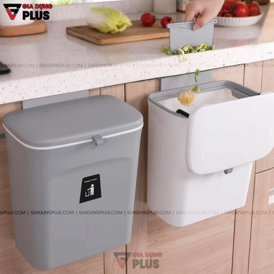 Thùng Rác thông Minh Cài cánh tủ Megahome 9L bằng nhựa PP cao cấp -Hàng Việt Nam