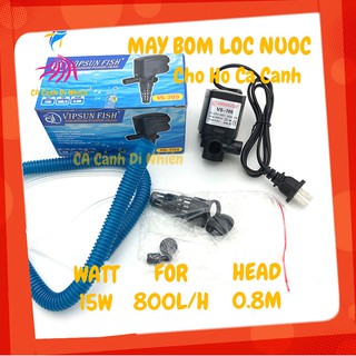 Máy bơm lọc nước hồ cá cảnh 15W VIPSUN VS-705(ko có hộp lọc)