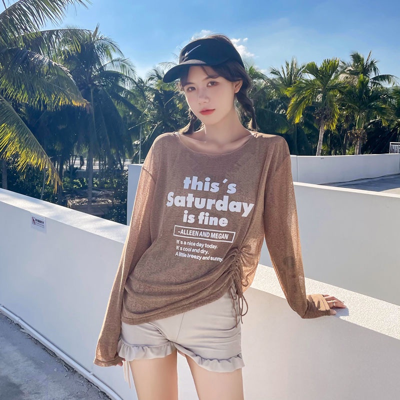 Bộ Đồ Bơi Ba Mảnh Phong Cách Hàn Quốc Cho Nữ Sinh