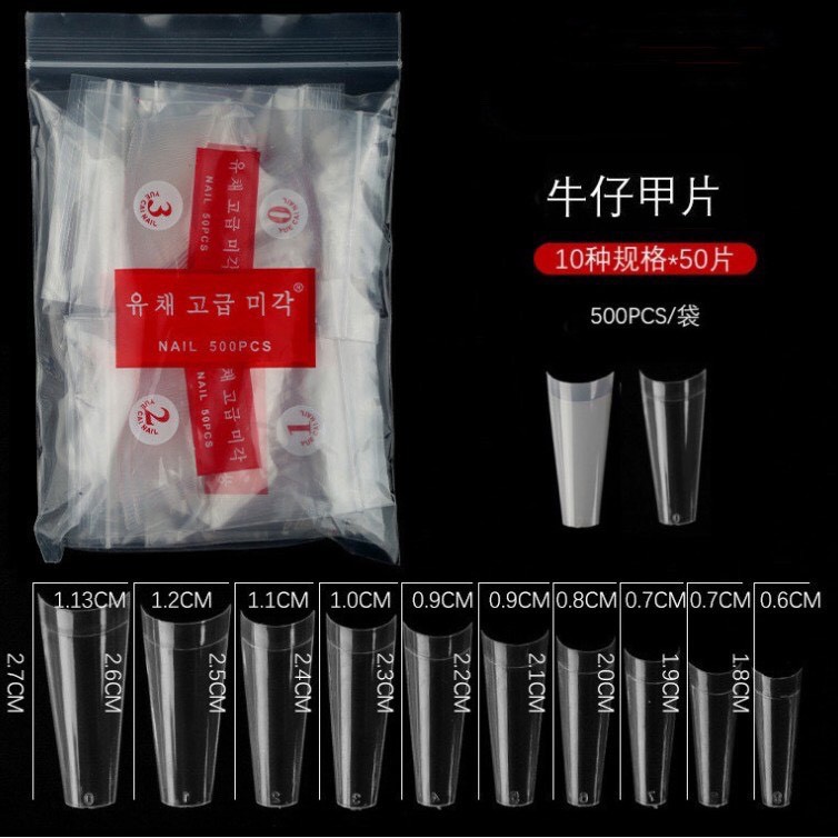 Móng tip form thang