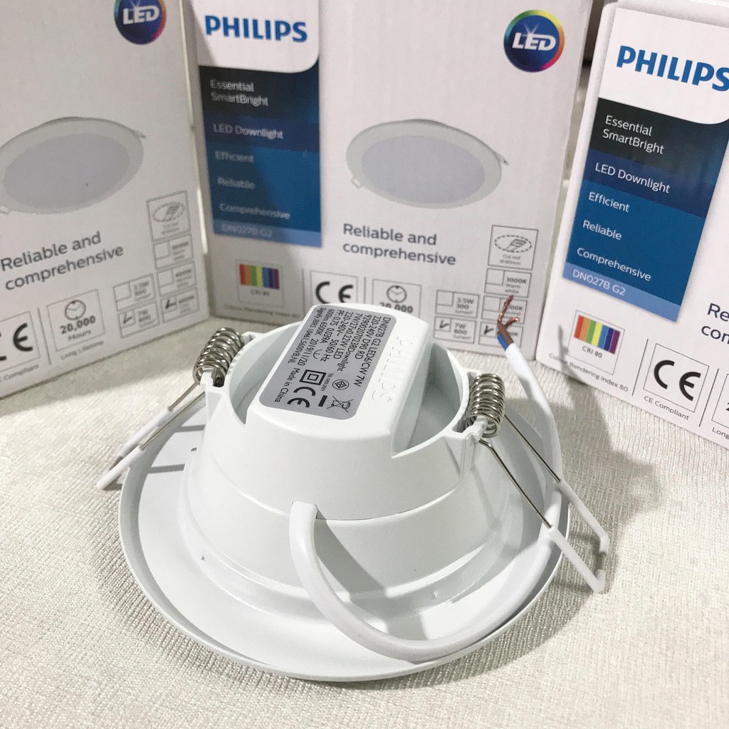 Đèn led âm trần tròn DN027B G2 Philips công suất 7w 10w 14w 17w 22w |Philips chính hãng|