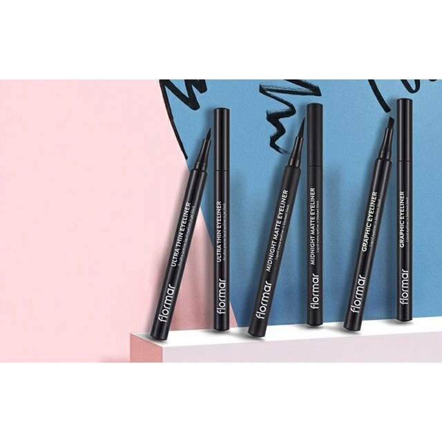 Bút Kẻ Mắt Dạ Lì Flormar Midnight Matte Eyeliner 1ml