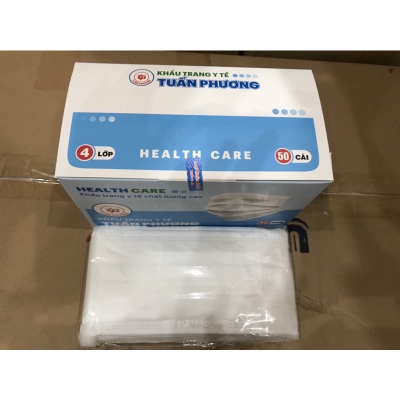 50 cái khẩu trang y tế 4 lớp Tuấn Phương