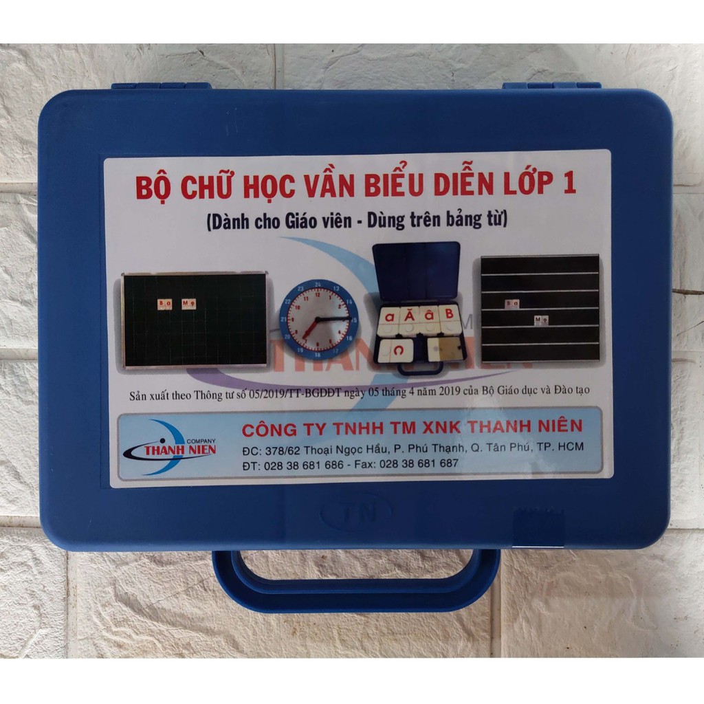 Bộ Chữ Học Vần biểu diễn lớp 1 (Dành cho giáo viên - dùng trên bảng từ)