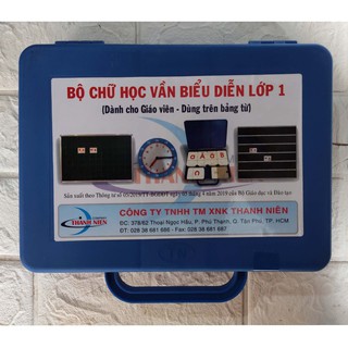 Bộ Chữ Học Vần biểu diễn lớp 1 (Dành cho giáo viên - dùng trên bảng từ)