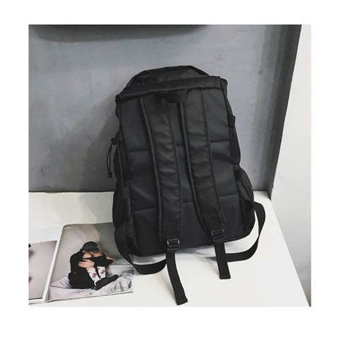 Balo đen NYC vải dù size to, đi học, đi chơi, FT42