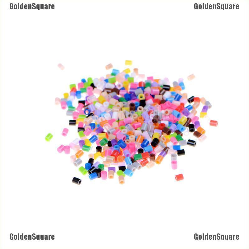 Bộ 500 Hạt Nhựa 2.6mm Nhiều Màu Cho Bé Vui Chơi