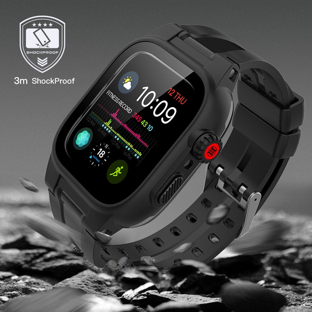 Vỏ Bảo Vệ Màn Hình Chống Sốc Chống Thấm Nước Chống Bụi Cho apple watch series 9 8 7 45mm 41mm 6 se 5 4 3 2 44mm 42mm