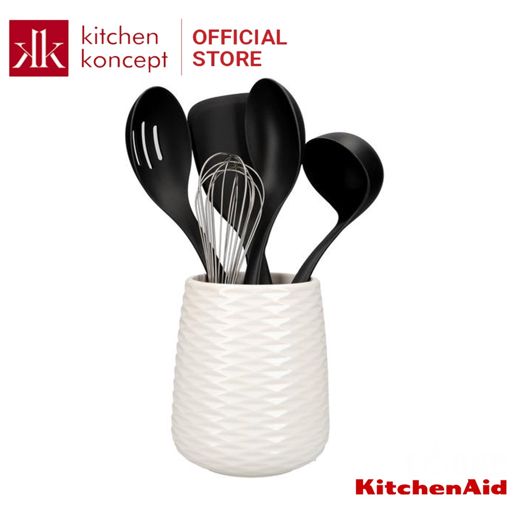 KitchenAid- Bộ dụng cụ nhà bếp màu đen-6 món