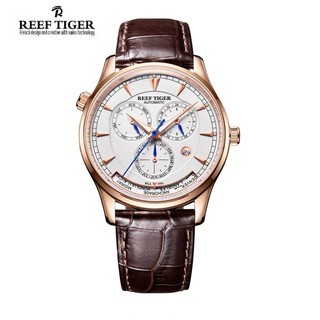 Đồng Hồ Chính Hãng Artist Geographer Reef Tiger RGA1951 Nam Dây Da