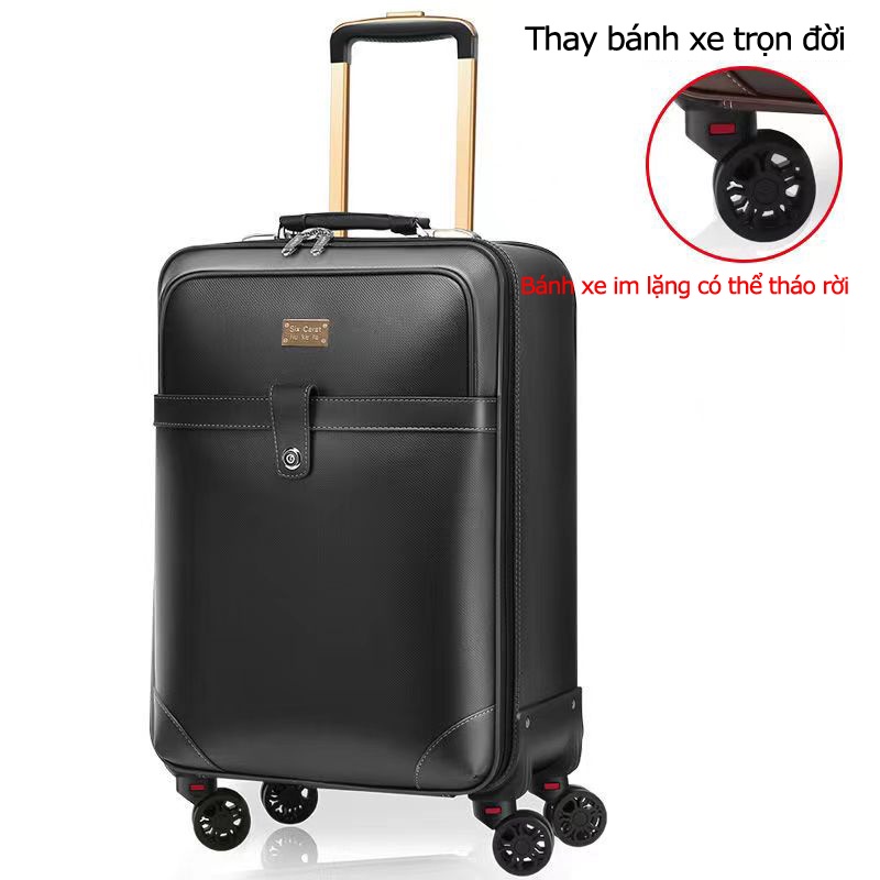 （Hộp kéo）Hành lý cho nam kinh doanh vali kéo nhỏ 16 inch nữ cỡ lớn quá khổ 24