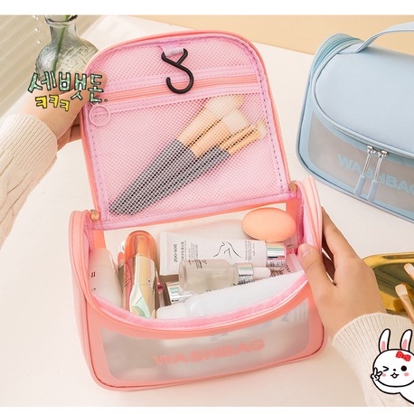 Túi đựng mỹ phẩm du lịch trong suốt cao cấp WASHBAG có sẵn