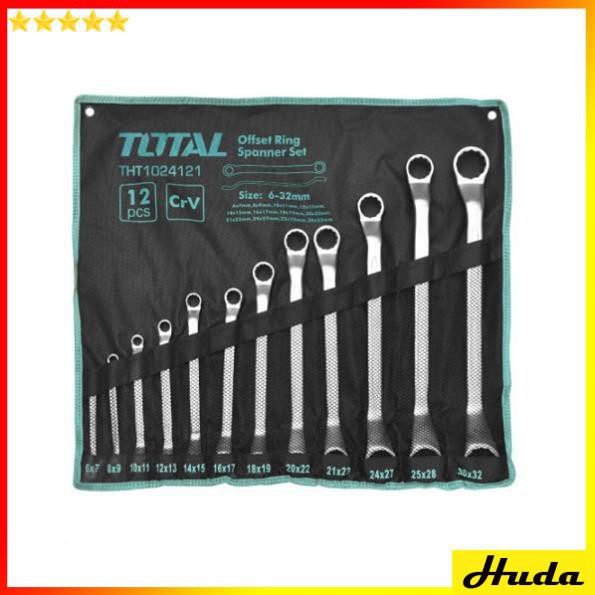 [Chính hãng TOTAL] BỘ 12 CỜ LÊ HAI VÒNG TOTAL THT1024121 (6-32MM) POI