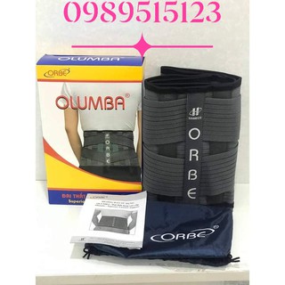 Đai nẹp cố định hỗ trợ đốt sống lưng Orbe OLUMBA