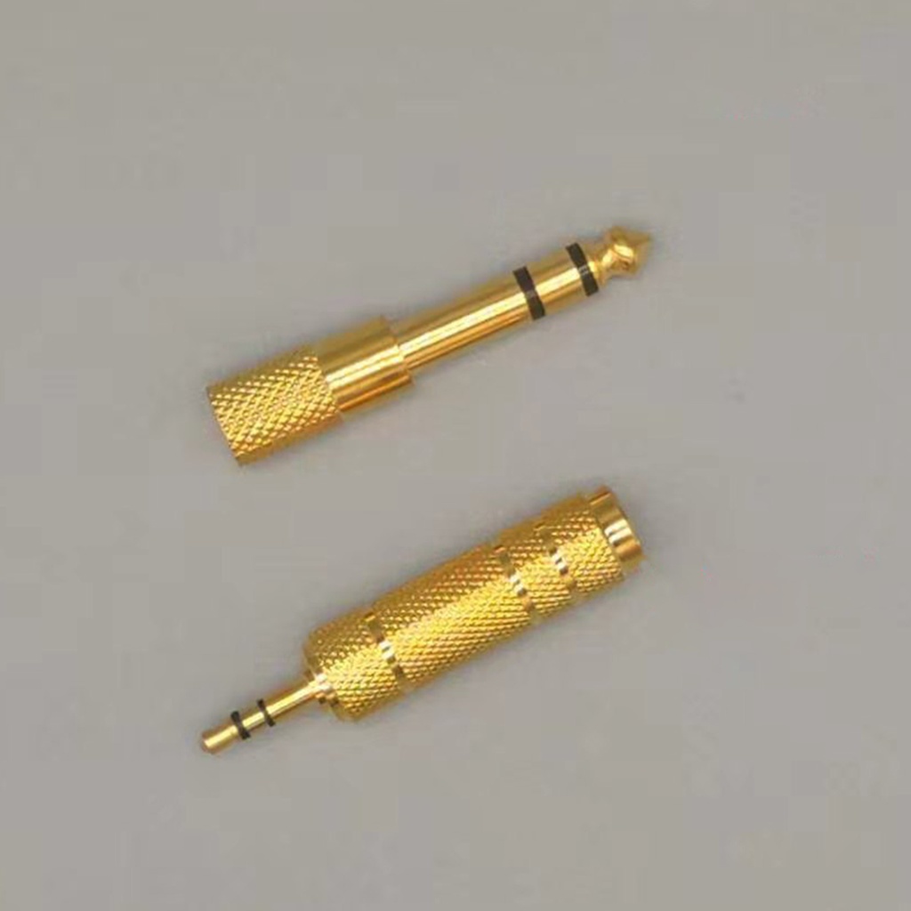 Đầu Nối Chuyển Đổi Từ Giắc 3.5mm Sang 6.5mm / 6.5mm Sang 3.5mm Chống Nhiễu Cho Đàn Guitar Điện