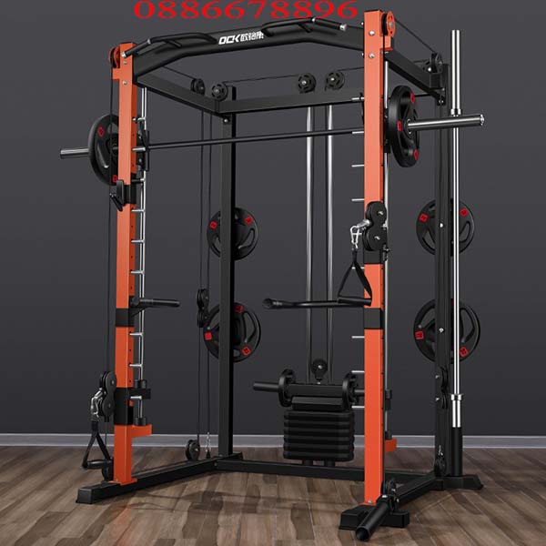 8sport dây cáp giàn tạ K1, khung giàn tạ với đầy đủ các bài tập đem cả phòng gym về nhà